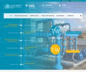 Termo-Watt.com(SERVICIOS INDUSTRIALES) Screenshot