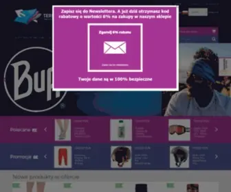 Termoaktywnie.pl(Sklep internetowy z odzieżą termoaktywną) Screenshot