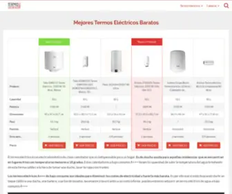 Termocalentador.com(Mejores) Screenshot