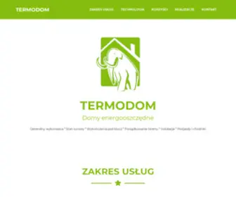 Termodom.com.pl(Audyt energetyczny budynku) Screenshot