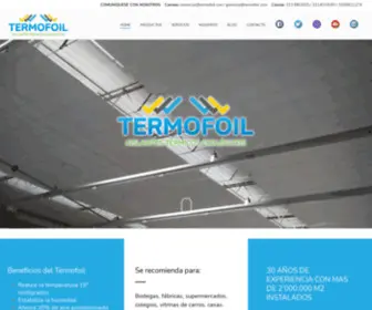 Termofoil.com(Líderes en Aislantes térmicos) Screenshot