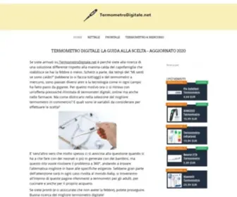 Termometrodigitale.net(Vuoi avere informazioni utili per capire qual è il termometro migliore per le tue esigenze) Screenshot