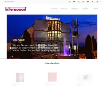 Termomont.co.rs(Kotlovi Termomont) Screenshot