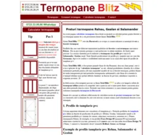 Termopan.org(Preturi termopane Rehau) Screenshot