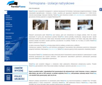 Termopiana.pl(Izolacje natryskowe) Screenshot