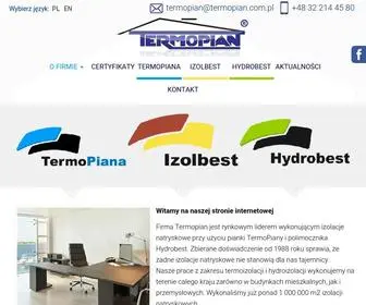 Termopian.com.pl(Pianka poliuretanowa) Screenshot