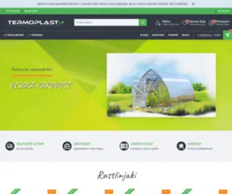 Termoplast.si(Rastlinjaki Termoplast) Screenshot