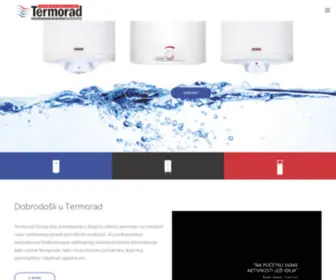 Termorad.co.rs(Fabrika Bojlera) Screenshot