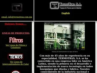 Termotran.com.mx(TERMOTRAN, S) Screenshot