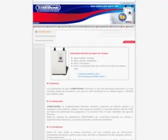 Termotronic.com(TERMOTRONIC Calentador de agua electrico sin tanque) Screenshot