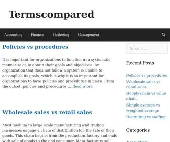 Termscompared.com(Termscompared) Screenshot