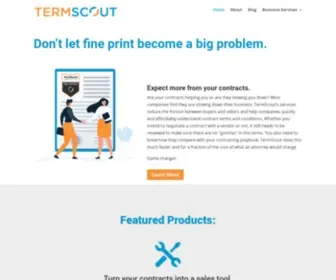 Termscout.com(Contract review) Screenshot