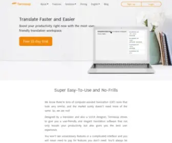 Termsoup.com(Translate faster and better) Screenshot