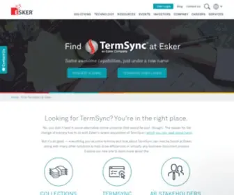 Termsync.com(Log in) Screenshot