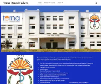 Ternadental.com(Terna Dental College) Screenshot