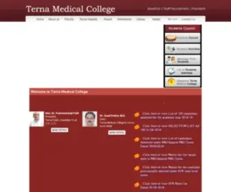 Ternamedical.org(Terna Medical College & Hospital) Screenshot