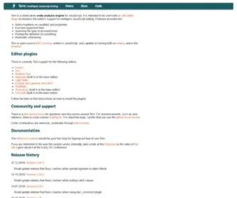 Ternjs.net(Tern) Screenshot