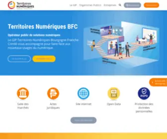 Ternum-BFC.fr(Territoires Numériques) Screenshot