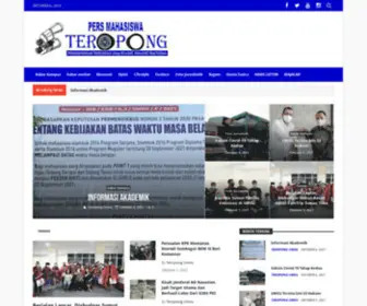 Teropongonline.com(Lembaga Pers Mahasiswa Teropong UMSU) Screenshot