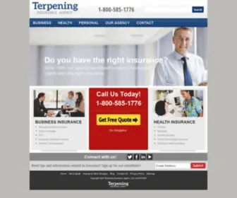 Terpeninginsurance.com(Thousands of Californian residents trust Terpening with their insurance needs) Screenshot