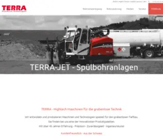 Terra-EU.eu(TERRA Grabenlose Bohrsysteme) Screenshot