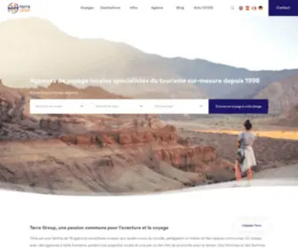 Terra-Group.com(Terra Group : votre voyage taillé sur mesure) Screenshot