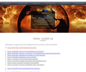 Terra-Kurier.de(Der terranische Beobachter) Screenshot