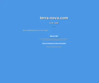 Terra-Nova.com(Web hosting) Screenshot