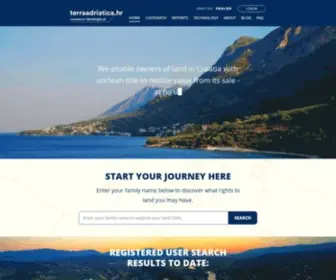 Terraadriatica.hr(Terra Adriatica) Screenshot
