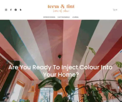 Terraandtint.com(Have a home with attitude) Screenshot