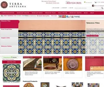 Terraartesana.com(Home To Mexican Decor) Screenshot