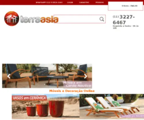 Terraasia.com.br(Loja de Móveis) Screenshot