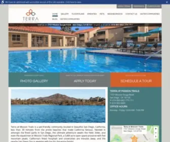 Terraatmissiontrails.com(Terra at Mission Trails) Screenshot