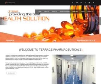 Terracepharma.com(Terrace Pharmaceuticals) Screenshot