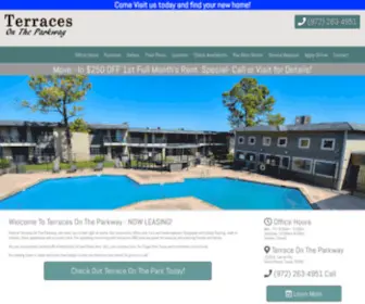 Terracesontheparkway.com(Terraces On The Parkway Apartments) Screenshot