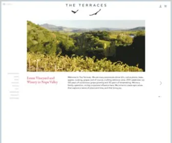 Terraceswine.com(Estate Winery and Vineyard in Napa Valley) Screenshot