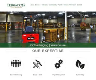 Terraconconstruction.com(Commercial Construction) Screenshot