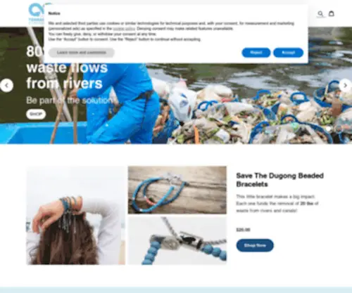 Terracyclefoundation.org(Waterway Clean Up) Screenshot