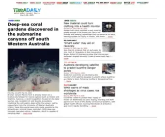 Terradaily.com(Earth News) Screenshot