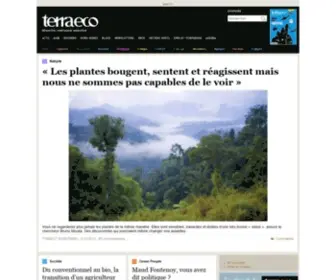 Terraeco.net(Terra eco) Screenshot