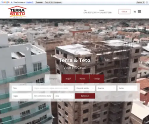 Terraetetoimoveis.com(Terra & Teto) Screenshot