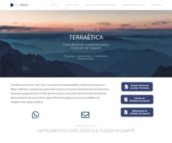 Terraetica.com(Consultoría en medición de impacto y sustentabilidad) Screenshot