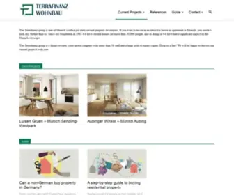 Terrafinanz.com(Aktuelle Neubauwohnungen in München von Terrafinanz Wohnbau. Gut aufgehoben) Screenshot