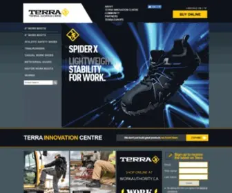Terrafootwear.com(Terra Footwear) Screenshot