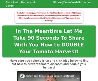 Terrafreshhome.com(Terra Fresh Home and Garden) Screenshot