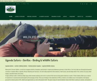 Terrain-Safaris.com(Uganda Gorilla Trekking Tours) Screenshot