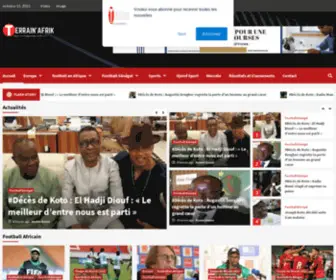 Terrainafrik.com(L’actualité du football Sénégalais) Screenshot