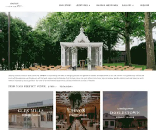 Terrainevents.com(Celebrate all of life's moments with Terrain Events) Screenshot