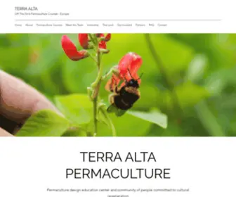 Terralta.org(Permaculture Courses Europe) Screenshot