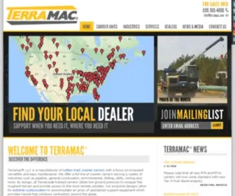 Terramac.com(Crawler Carrier Manufacturer) Screenshot